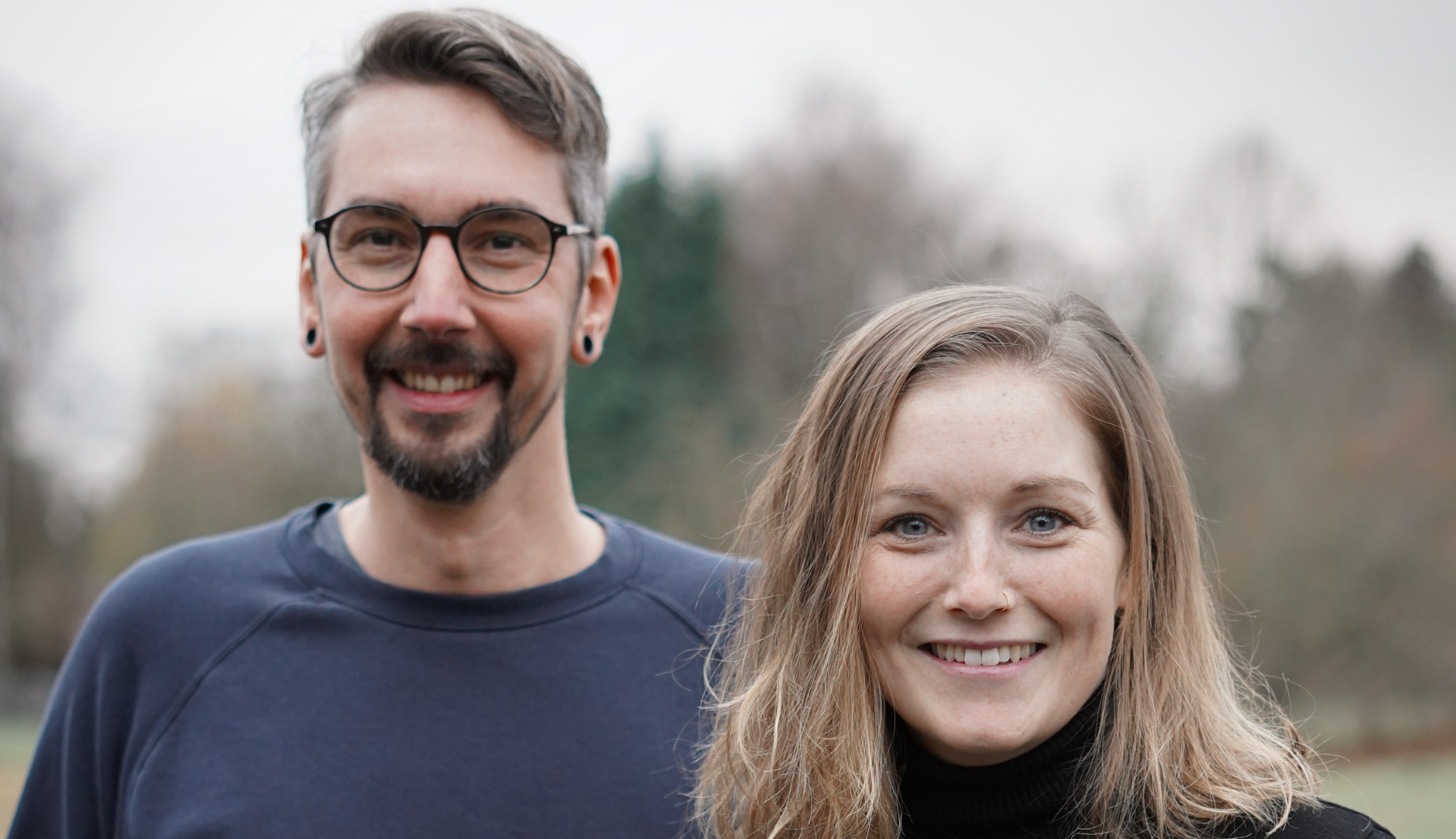Marco Schulz und Kim Christin Holzmann, Spitzenduo für die Bundestagswahl 2025 für Volt Schleswig-Holstein