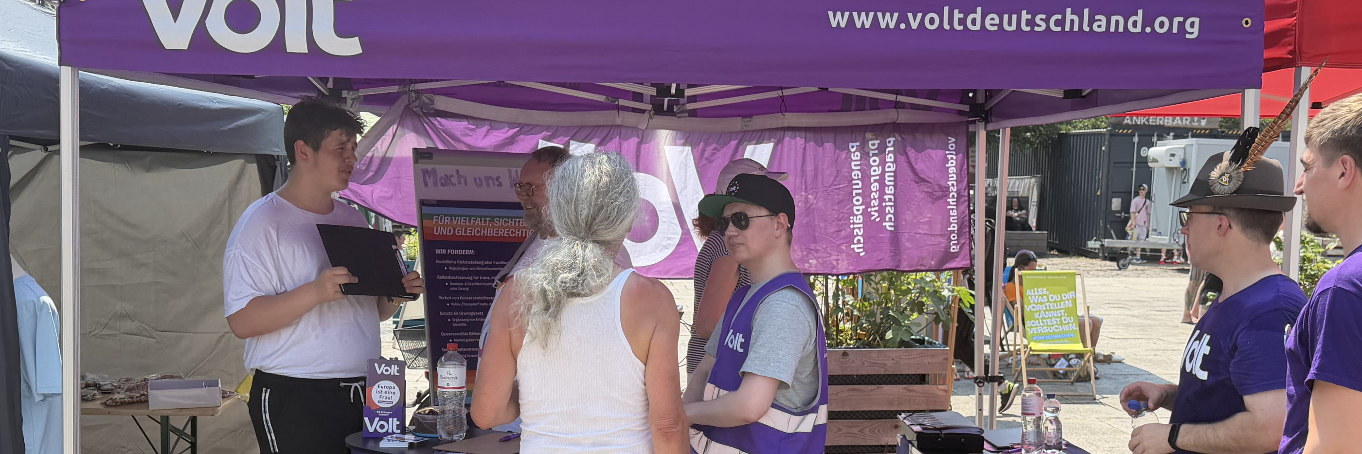 Volt Stade auf dem CSD 2026