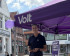 Karsten Klie an einem Wahlkampfstand