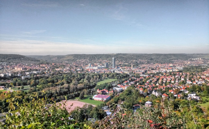 Ausblick auf Jena