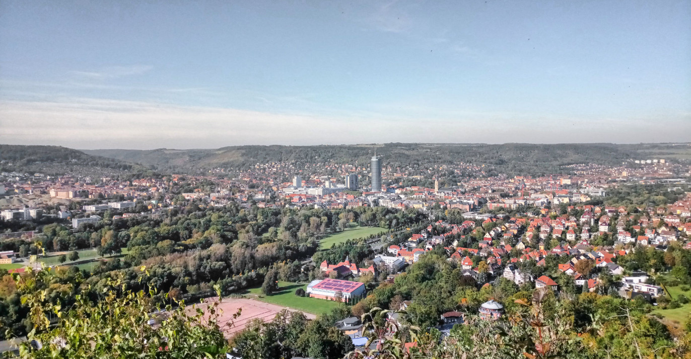 Ausblick auf Jena