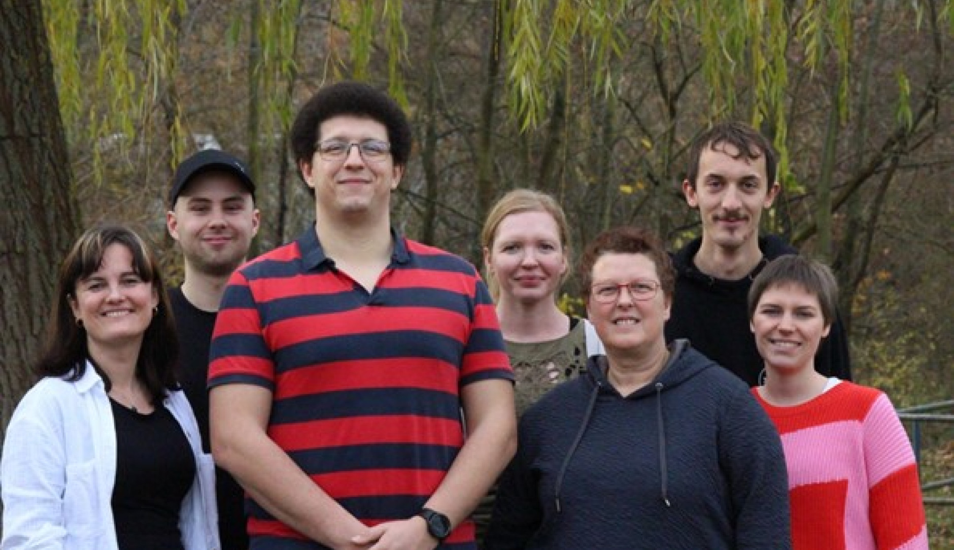 Von Links nach rechts: Juliane Wolf, Frederic Schiller, Jonas Mazouz (Platz 2), Juliane Mittenzwei, Gerit Brockmann (Platz 1), Werner Bonsangue, Juliane Mirow