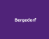 Auf Volt-violettem Hintergrund steht mittig in weißer Schrift geschrieben: Bergedorf