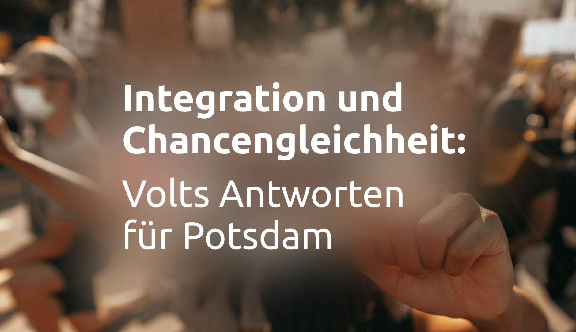 Integration und Chancengleichheit: Volts Antworten für Potsdam