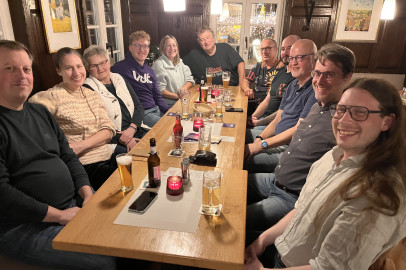 Volt Speyer beim Meet&Greet in einem Restaurant