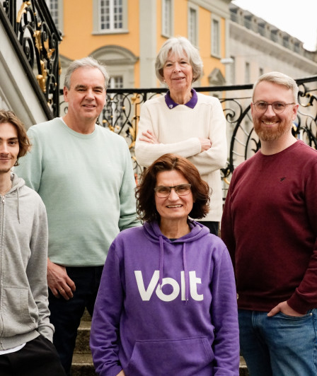 Die Stadt- und Bezirksverordneten von Volt Bonn